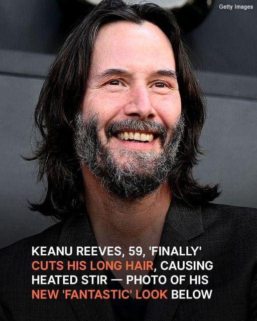 “What did you do to your hair?” a stunned fan reacts to Keanu’s new spiky hair. 😲 The photo sparking buzz is in the comments below.