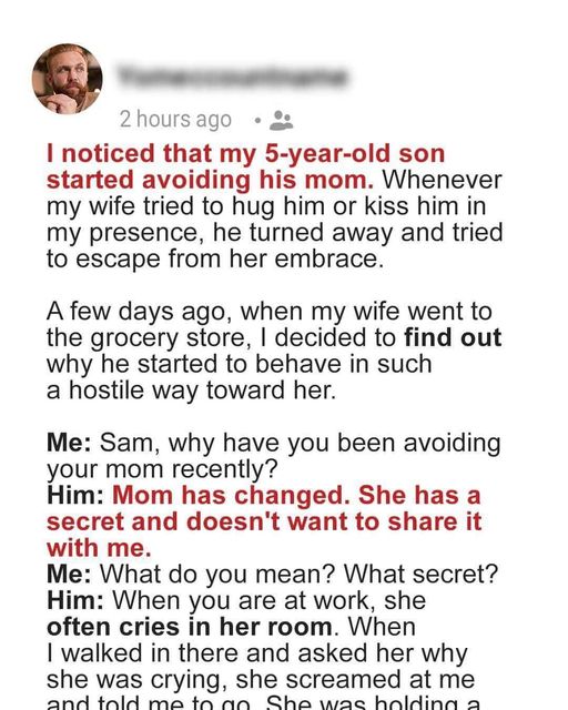 The secret my wife hid from me and our son is described. Read full story in comment…