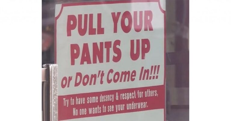 A liquor store in Oklahoma received criticism for having an “offensive” sign in its window.